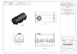 Enduramaxx 10,000 Litre Horizontal Fertiliser Tank -TANKS DIRECT Sales 464 23019