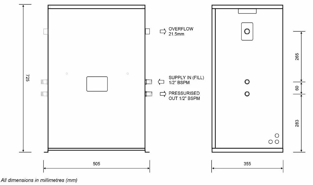 Pressurisation Set Single Pump 0.50 4 Pressurisation Set Single Pump 0.50 - Image 2