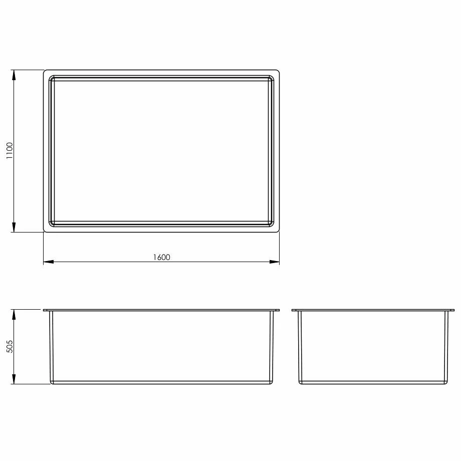 750 Litre Open Top GRP Water Tank 5 750 Litre Open Top GRP Water Tank - Image 3