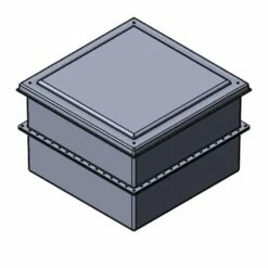 751 Litre GRP Water Tank - Two Piece Insulated