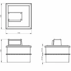 751 Litre Type AB Air Gap GRP Water Tank - Two Piece Insulated, Cat 5 11 751 Litre Type AB Air Gap GRP Water Tank - Two Piece Insulated, Cat 5 -TANKS DIRECT Sales 4668 8388