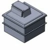 751 Litre Type AB Air Gap GRP Water Tank - Two Piece Insulated, Cat 5 -TANKS DIRECT Sales 4668 8389