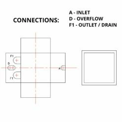 751 Litre GRP Water Tank -TANKS DIRECT Sales 4672 8403