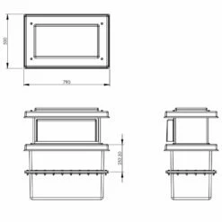 90 Litre Type AB Air Gap GRP Water Tank - Two Piece Insulated, Cat 5 -TANKS DIRECT Sales 4676 8421
