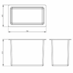 90 Litre Open Top GRP Water Tank -TANKS DIRECT Sales 4698 8510